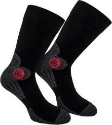 BRUBAKER Trek-Power skarpety trekkingowe 4 pary oddychające. Brązowe skarpetki damskie X2, bez wzorów, z bawełny. Za 131.99 zł.