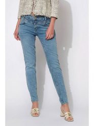 Rosner Dżinsy - Skinny fit - w kolorze błękitnym rozmiar: 38/L30. Niebieskie jeansy damskie Rosner, z podwyższonym stanem. Za 187.99 zł.