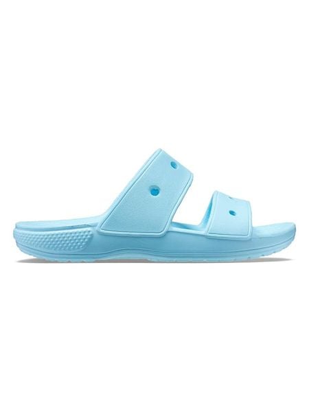 Crocs Klapki "Classic" w kolorze błękitnym rozmiar: 37/38. Niebieskie klapki damskie Crocs, bez wzorów, z otwartym noskiem, bez obcasa, bez zapięcia. Za 78.66 zł.