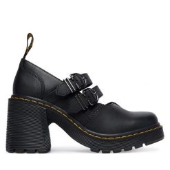 Czółenka Dr. Martens. Czarne czółenka damskie Dr Martens, bez wzorów, bez obcasa. Za 949.99 zł.