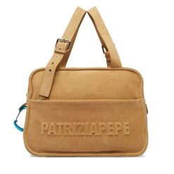 Torebka Patrizia Pepe. Brązowe torebki klasyczne damskie Patrizia Pepe, bez dodatków. Za 1,439.00 zł.