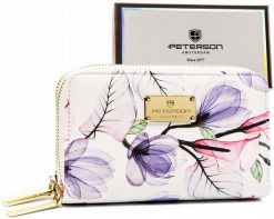 Portfel damski Peterson PTN 007-F8 fioletowy. Fioletowe torebki klasyczne damskie Peterson, ze skóry ekologicznej, bez dodatków. Za 68.99 zł.