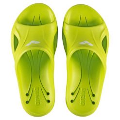 Klapki Arena Hydrosoft II Junior Hook. Zielone klapki damskie Arena, bez wzorów, bez obcasa, bez zapięcia. Za 49.94 zł.