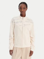 Liu Jo Sport Bluza TA6095 FS002 Beżowy Regular Fit. Brązowe bluzy damskie Liu Jo Sport, m, bez wzorów, z bawełny, bez kaptura. Za 729.99 zł.