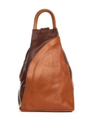 Mia Tomazzi Skórzany plecak "Novara" w kolorze brązowym - 29 x 34 x 13 cm rozmiar: onesize. Brązowe plecaki Mia Tomazzi, bez wzorów, z materiału. Za 281.91 zł.
