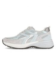 Gabor Skórzane sneakersy w kolorze błękitno-szarym rozmiar: 37. Szare obuwie sportowe damskie Gabor, z materiału, bez zapięcia. Za 227.85 zł.