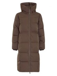 MOSS COPENHAGEN Płaszcz zimowy "Zala Pavinaria" w kolorze brązowym rozmiar: S/M. Brązowe płaszcze damskie Moss Copenhagen, na zimę, m, bez wzorów, z puchu, bez kaptura. Za 404.99 zł.