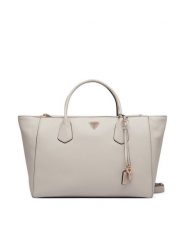 Guess Torebka Marissa HWBG23 33240 Kremowy. Białe shopper bag Guess, ze skóry, bez dodatków. Za 674.99 zł.
