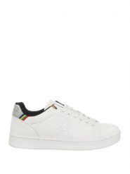 Benetton Sneakersy w kolorze białym rozmiar: 36. Białe obuwie sportowe damskie Benetton, bez zapięcia. Za 153.71 zł.
