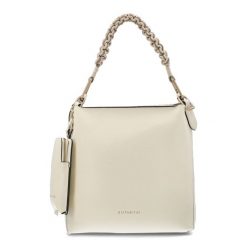 Beżowa Elegancka Damska Torebka Hispanitas. Brązowe shopper bag Hispanitas, z materiału, bez dodatków. Za 509.00 zł.