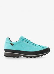 Buty outdoor damskie Lomer Bio Naturale Low MTX. Niebieskie obuwie trekkingowe damskie Lomer, z gumy, bez zapięcia. Za 399.99 zł.
