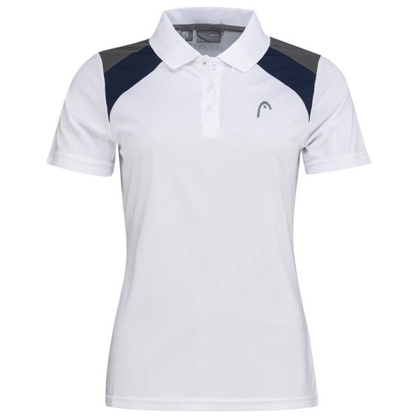 Koszulka polo damska CLUB 22 Tech. Białe koszulki damskie Head, xl, bez wzorów, z poliesteru, bez kołnierzyka, bez ramiączek. Za 238.00 zł.