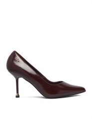MEXX Szpilki EO-WS1312-01 Bordowy. Czerwone szpilki damskie Mexx, bez wzorów, ze skóry, bez obcasa, na szpilce, bez zapięcia. Za 329.99 zł.