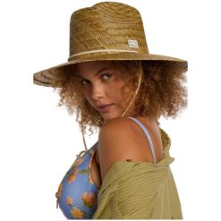Kapelusz damski Billabong New Comer. Brązowe kapelusze damskie Billabong, bez wzorów, z materiału, sportowe. Za 129.99 zł.