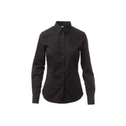 Koszula damska Payper Wear Florentia. Czarne koszule damskie PAYPER WEAR, bez wzorów, z bawełny, eleganckie, bez kołnierzyka, bez ramiączek. Za 248.50 zł.