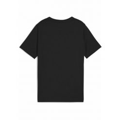 Młodzieżowa koszulka PUMA Class z grafiką PUMA Black. Czarna bluzki damskie Puma, m, bez wzorów, z gumy, bez kołnierzyka, bez ramiączek. Za 89.00 zł.
