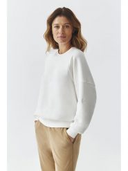 TATUUM Bluza "Fame" w kolorze kremowym rozmiar: XL. Brązowe bluzy damskie TATUUM, xl, bez wzorów, bez kaptura. Za 191.88 zł.