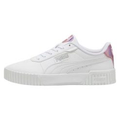 Damskie Buty Sportowe Carina 2.0 GirlPower. Białe obuwie trekkingowe damskie Puma, bez zapięcia. Za 344.99 zł.