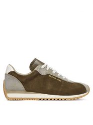 MICHAEL Michael Kors Sneakersy Rhodes 43T6RHFS1S Khaki. Brązowe obuwie sportowe damskie MICHAEL Michael Kors, ze skóry, bez zapięcia. Za 679.99 zł.