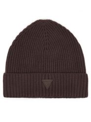 Guess Czapka V6BZ08 Z1715 Brązowy ciemny. Brązowe czapki damskie Guess, na zimę, z aplikacjami, z wiskozy. Za 154.99 zł.