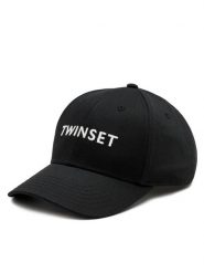 TWINSET Czapka z daszkiem 241TO5150 Czarny. Czarne czapki z daszkiem damskie Twinset, bez wzorów, z materiału. Za 459.99 zł.