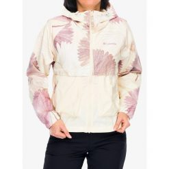 Kurtka wiatrówka damska Columbia Spire Valley Printed Windbreaker. Brązowe kurtki damskie Columbia, bez wzorów, z softshellu, bez kaptura. Za 214.99 zł.
