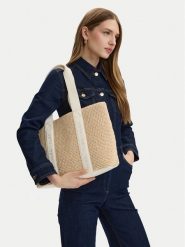 HUGO Torebka 50563016 Biały. Białe torebki klasyczne damskie Hugo, ze skóry, bez dodatków. Za 899.99 zł.