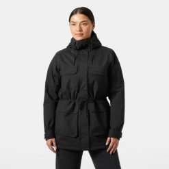 Parka dla kobiet Helly Hansen Escape. Czarne parki damskie Helly Hansen, na jesień, s, z materiału, bez kaptura. Za 1,051.95 zł.