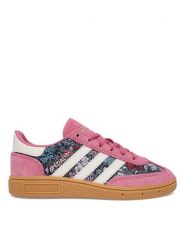 Adidas Sneakersy Liberty London Handball Spezial KH9840 KH9840 Różowy. Czerwone buty sportowe dziewczęce Adidas, z nubiku, bez zapięcia. Za 299.99 zł.