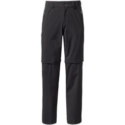 Spodnie turystyczne Vaude Farley Stretch ZO Pants II. Czarne spodnie sportowe damskie Maloja, s, bez wzorów, z elastanu, narciarskie. Za 519.19 zł.