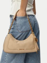 MICHAEL Michael Kors Torebka 32T6AY5W6Y Beżowy. Brązowe torebki klasyczne damskie MICHAEL Michael Kors, ze skóry, bez dodatków. Za 1,239.00 zł.