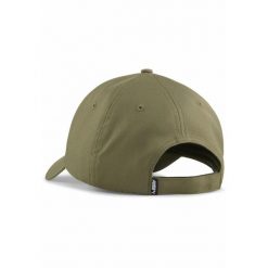 Czapka z daszkiem ESS Metal PUMA Cat PUMA Olive Green. Zielone czapki z daszkiem damskie Puma, bez wzorów. Za 61.00 zł.