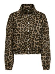 ONLY Kurtka polarowa w kolorze jasnobrązowo-czarnym rozmiar: M. Brązowe kurtki damskie Only, m, bez wzorów, z polaru, bez kaptura. Za 162.87 zł.