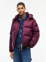 Tommy Jeans Kurtka puchowa dla kobiet Kobiety lila, XXL. Kurtki damskie Tommy Jeans, xxl, bez wzorów, z jeansu, bez kaptura. Za 1,199.95 zł.