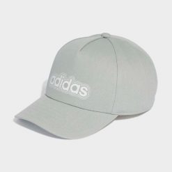 Czapka z daszkiem ADIDAS fitness. Szare czapki z daszkiem damskie Adidas, bez wzorów, z bawełny. Za 59.99 zł.