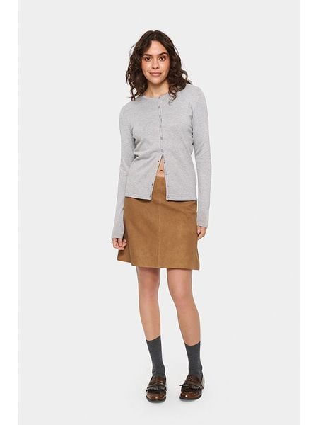 SAINT TROPEZ Kardigan w kolorze szarym rozmiar: XL. Szare kardigany damskie Saint Tropez, xl, bez wzorów. Za 124.95 zł.