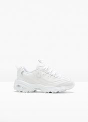 Sneakersy Skechers. Białe obuwie sportowe casual damskie bonprix. Za 329.99 zł.
