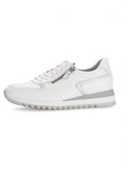 Gabor Skórzane sneakersy w kolorze białym rozmiar: 41. Białe obuwie sportowe damskie Gabor, ze skóry, bez zapięcia. Za 201.55 zł.
