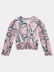 Guess Bluzka J4RH02 WA2T0 Kolorowy Relaxed Fit. Bluzki i koszule dziewczęce Guess, z aplikacjami, z syntetyku, bez kołnierzyka, bez ramiączek. Za 179.99 zł.