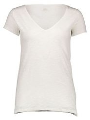 Replay Koszulka w kolorze białym rozmiar: S. Białe bluzki damskie Replay, s, bez wzorów, z bawełny, bez kołnierzyka, bez ramiączek. Za 79.95 zł.