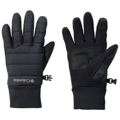 Rękawiczki sportowe damskie W Powder Lite II Glove. Czarne rękawiczki damskie Columbia, bez wzorów, z poliesteru. Za 199.99 zł.
