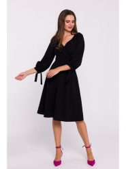 Stylove Sukienka w kolorze czarnym rozmiar: M. Czarne sukienki damskie Stylove, bez wzorów, bez ramiączek. Za 289.20 zł.