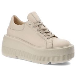 Beżowe Sneakersy Armodo Buty Na Platformie. Brązowe obuwie sportowe damskie Armodo, na wiosnę, bez zapięcia, trekkingowe. Za 299.00 zł.