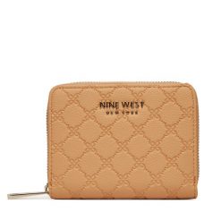 Portfel Nine West. Brązowe portfele damskie Nine West, bez wzorów. Za 69.99 zł.