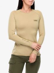 Bluza termoaktywna damska Turbat Hike Lite LS Thermo T-Shirt. Brązowe bluzy damskie TURBAT, xl, bez wzorów, z materiału, bez kaptura. Za 126.49 zł.