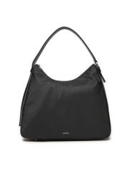 Calvin Klein Torebka Ck Sense Medium Shopper_Nylon K60K613128 Czarny. Czarne torebki klasyczne damskie Calvin Klein, z nylonu, bez dodatków. Za 329.99 zł.