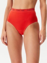 Calvin Klein Underwear Figi klasyczne z wysokim stanem LV00QF8282 Czerwony. Czerwone figi Calvin Klein Underwear, bez wzorów, z syntetyku. Za 139.99 zł.