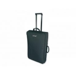 Torba transportowa z kółkami i teleskopowym uchwytem do wózków JuCadTravel. Czarne torby podróżne JUCAD, bez wzorów. Za 922.00 zł.