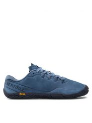 Merrell Sneakersy Vapor Glove 3 Luna Ltr J004080 Niebieski. Niebieskie obuwie sportowe damskie Merrell, z nubiku, bez zapięcia. Za 329.99 zł.