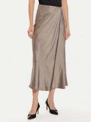 Guess Spódnica midi Anastasia W4BD56 WGIG2 Beżowy Regular Fit. Brązowe spódnice damskie Guess, m, z aplikacjami, z syntetyku, midi. Za 249.99 zł.
